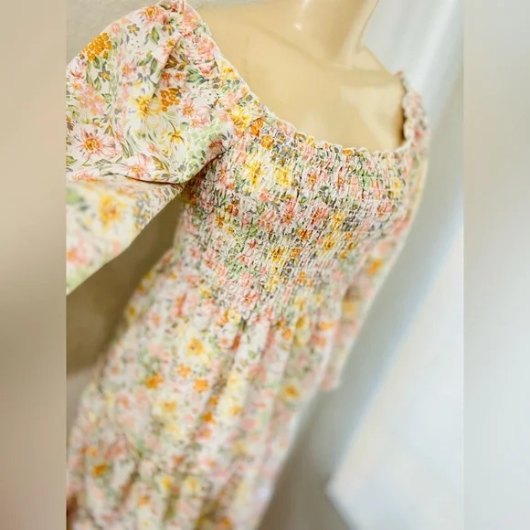 Lily Rose floral print women’s dress size S bohemian , romantic - Picture 9 of 16